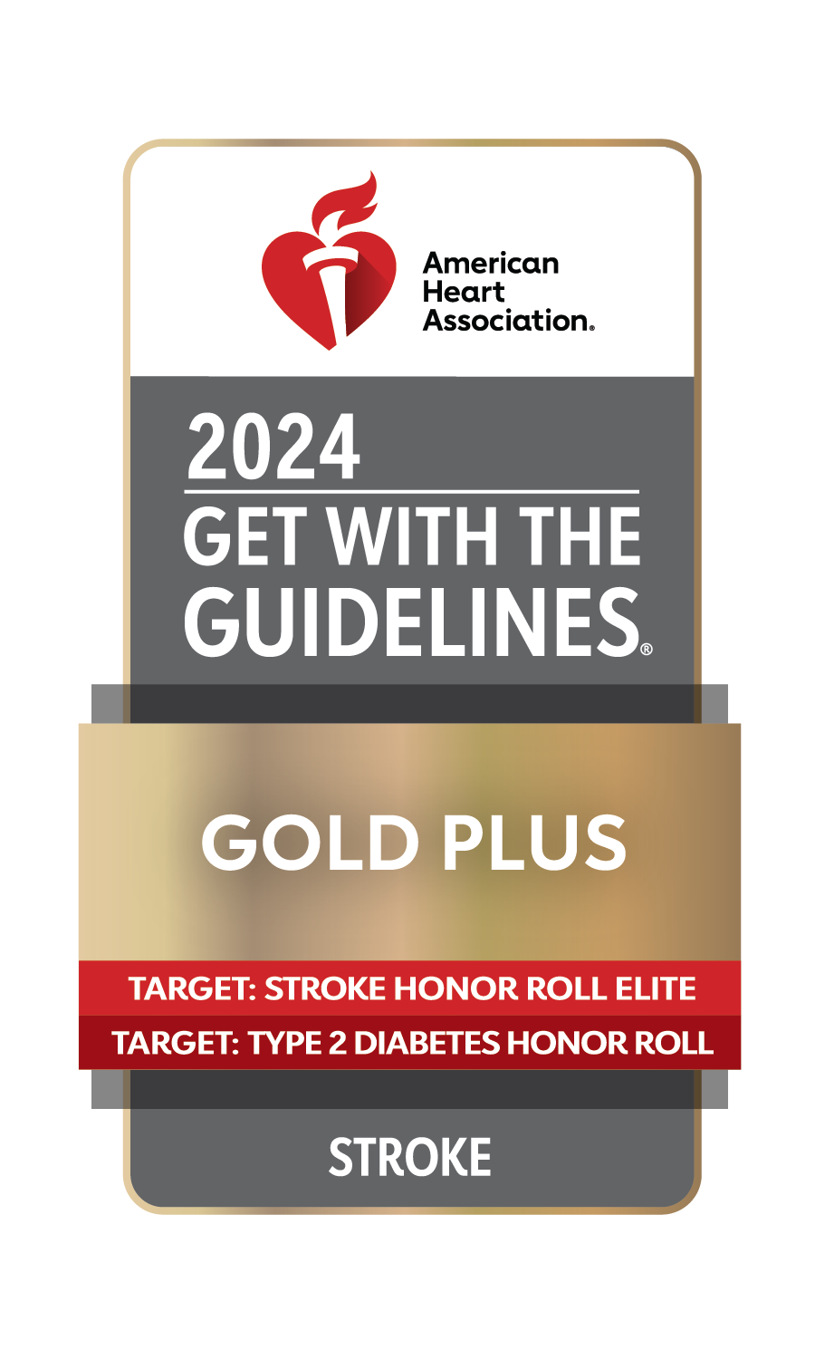 American Heart Association Stroke Gold Plus