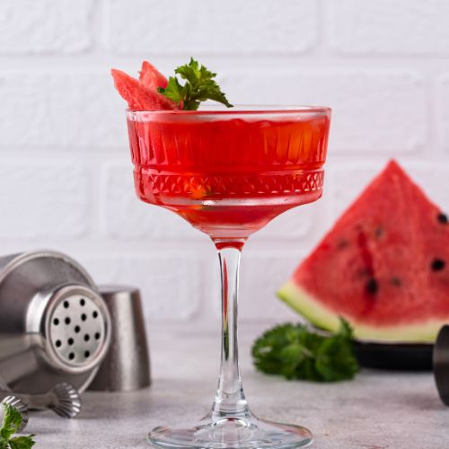 watermelon mint mocktail